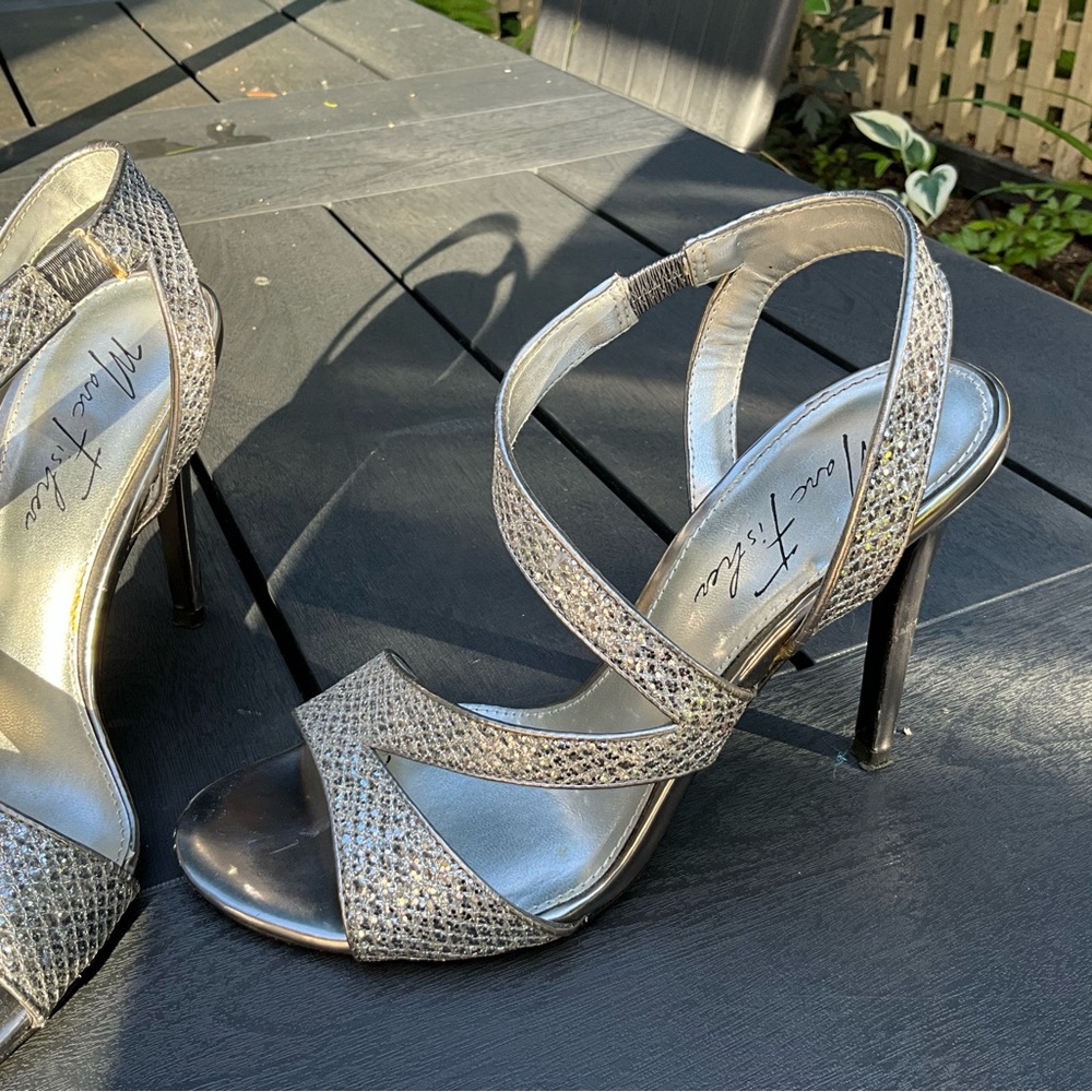 Silver Sparkling Shoes